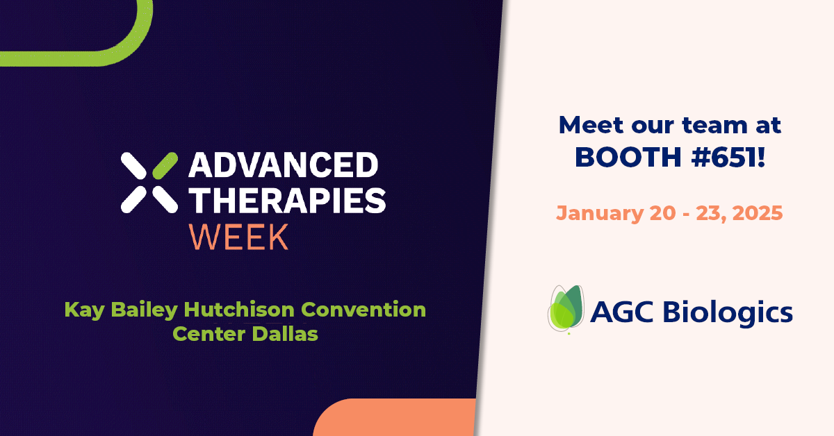 Join AGC Biologics at Advanced Therapies Week in Dallas on January 20-23, 2025